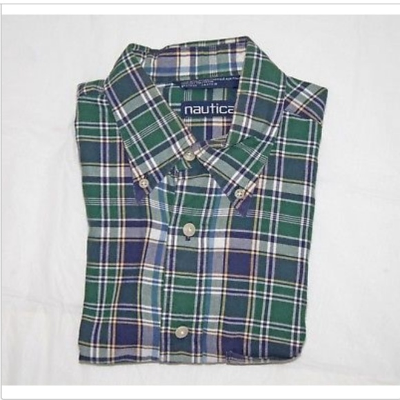 Nautica Short Sleeve Button Front Shirt - Picture 4 of 5